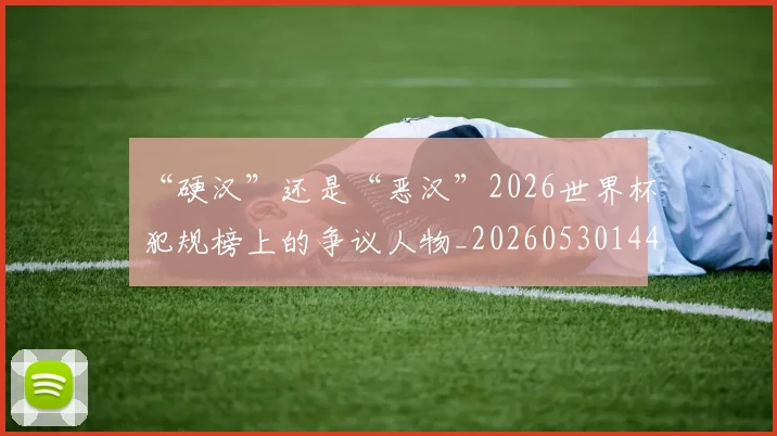 “硬汉”还是“恶汉”2026世界杯犯规榜上的争议人物_20260530144021