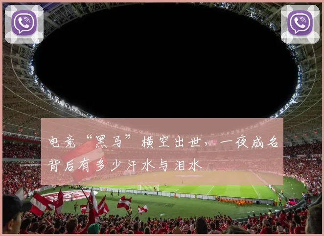 电竞“黑马”横空出世,一夜成名背后有多少汗水与泪水